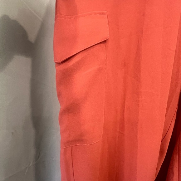 NWT Eloquii Vibrant Rose/Coral-ish Women's Joggers - Picture 2 of 6